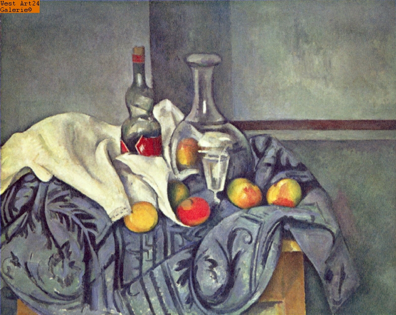 Stilleben nach Cézanne Gemäldeimitation